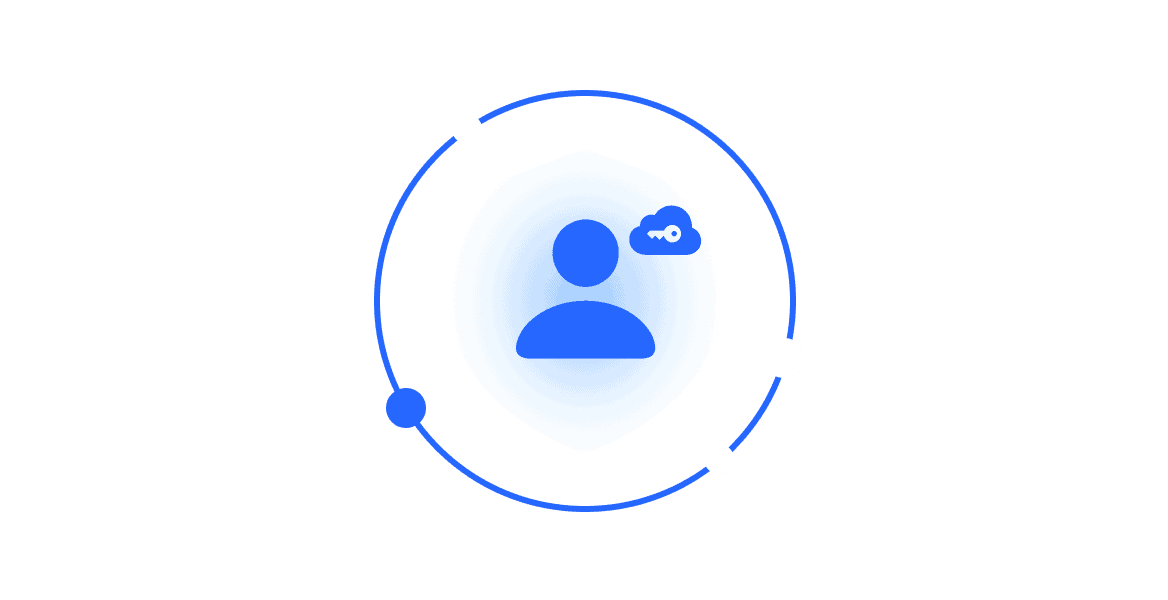 Personal data security and cloud protection illustration for Skyquest cloud security solutions.